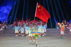 CHINA-HAINAN-SANYA-JUEGOS ASIATICOS DE PLAYA-CEREMONIA DE APERTURA