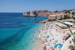 CROACIA-DUBROVNIK-OLA DE CALOR-PLAYA