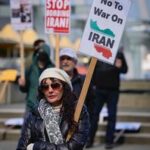 CANADA-VANCOUVER-PROTESTA-ATAQUES DE EEUU E ISRAEL SOBRE IRAN