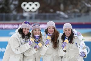 ITALIA-ANTERSELVA-JUEGOS OLIMPICOS DE INVIERNO-BIATLON-RELEVO 4x6 KM FEMENINO