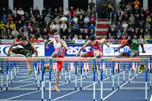 POLONIA-TORUN-ATLETISMO-CAMPEONATO MUNDIAL DE ATLETISMO EN PISTA CUBIERTA-60M VALLAS MASCULINOS-SEMIFINALES