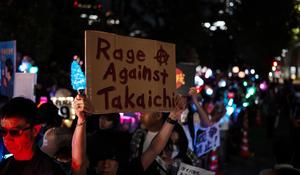 JAPON-TOKIO-GOBIERNO DE TAKAICHI-MEDIDAS POLITICAS-PROTESTA