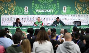 MEXICO-CIUDAD DE MEXICO-FUTBOL-COPA MUNDIAL DE LA FIFA 2026-CONFERENCIA DE PRENSA-MEXICO