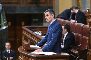 ESPAÑA-MADRID-PEDRO SANCHEZ-RECHAZO-GUERRA EN IRAN
