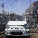 MEDIO ORIENTE-CIUDAD DE GAZA-ATAQUE CON DRON