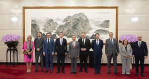 CHINA-BEIJING-WANG YI-PARLAMENTO EUROPEO-DELEGACION MULTIPARTIDISTA-REUNION