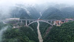 CHINA-GUIZHOU-FERROCARRIL DE WENGMA-EXTENSION-COLOCACION DE VIAS-FINALIZACION