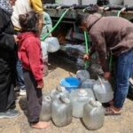 MEDIO ORIENTE-CIUDAD DE GAZA-AGUA