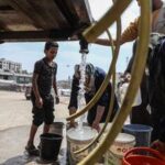 MEDIO ORIENTE-CIUDAD DE GAZA-AGUA