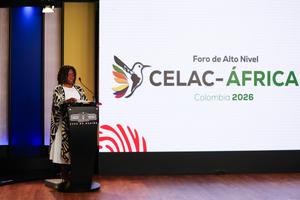 COLOMBIA-BOGOTA-FORO DE ALTO NIVEL CELAC-AFRICA-CONFERENCIA DE PRENSA