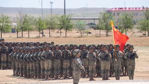 CHINA-MONGOLIA-ENTRENAMIENTO MILITAR CONJUNTO