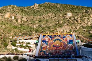 CHINA-XIZANG-LHASA-FESTIVAL SHOTON-INAUGURACION