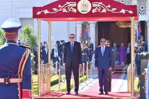 EGIPTO-CAIRO-TURQUIA-PRESIDENTES-REUNION