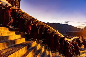 CHINA-XIZANG-LHASA-FESTIVAL SHOTON-INAUGURACION
