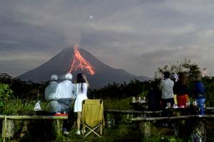 INDONESIA-YOGYAKARTA-MONTE MERAPI-ERUPCION