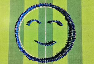 CHINA-DIA MUNDIAL DE LA SONRISA-EVENTOS