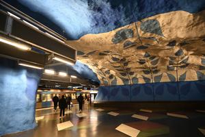 SUECIA-ESTOCOLMO-METRO-OBRAS DE ARTE