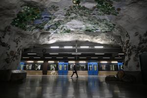 SUECIA-ESTOCOLMO-METRO-OBRAS DE ARTE