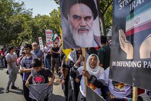 SUDAFRICA-JOHANNESBURGO-ATAQUES DE EEUU E ISRAEL-PROTESTA
