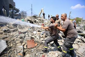 LIBANO-DEIR AL ZAHRANI-ATAQUE AEREO ISRAELI