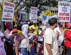 SUDAFRICA-JOHANNESBURGO-ATAQUES DE EEUU E ISRAEL-PROTESTA