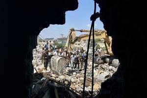 LIBANO-DEIR AL ZAHRANI-ATAQUE AEREO ISRAELI