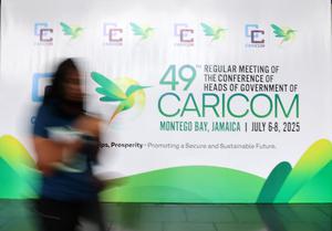 JAMAICA-MONTEGO BAY-CARICOM-CONFERENCE