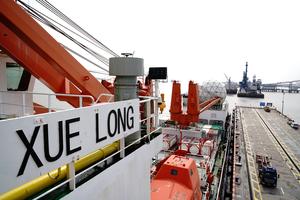 CHINA-SHANGHAI-XUELONG-EXPEDICION ANTARTICA-REGRESO