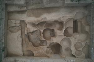 CHINA-HENAN-DENGFENG-ANTIGUA RED DE CANALES DE AGUA-EXCAVACION