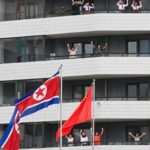 RPDC-PYONGYANG-CHINA-XI JINPING-KIM JONG UN-GRAN CEREMONIA DE DESPEDIDA