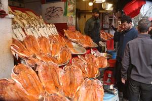 AFGANISTAN-KABUL-MERCADO DE PESCADO-INDUSTRIA PESQUERA