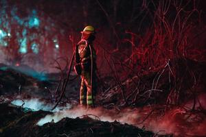 ECUADOR-QUITO-INCENDIO FORESTAL