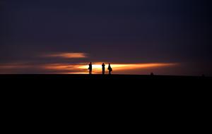 CHINA-GANSU-DUNHUANG-AMANECER
