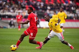 ARGENTINA-ROSARIO-FUTBOL-JUEGOS SURAMERICANOS-COLOMBIA VS PANAMA