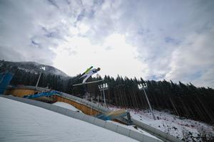 ITALIA-PREDAZZO-JUEGOS OLIMPICOS DE INVIERNO-COMBINADA NORDICA-TRAMPOLIN NORMAL GUNDERSEN /10 KM INDIVIDUAL