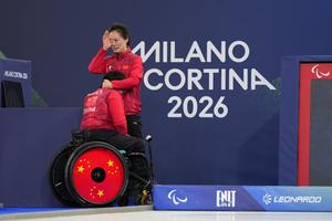 ITALIA-CORTINA D'AMPEZZO-JUEGOS PARALIMPICOS DE INVIERNO-CURLING EN SILLA DE RUEDAS-DOBLES MIXTOS-ENCUENTRO POR LA MEDALLA DE ORO-CHINA VS REPUBLICA DE COREA