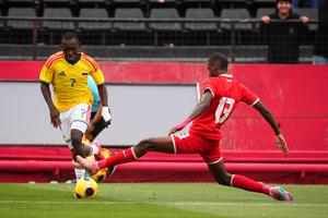 ARGENTINA-ROSARIO-FUTBOL-JUEGOS SURAMERICANOS-COLOMBIA VS PANAMA