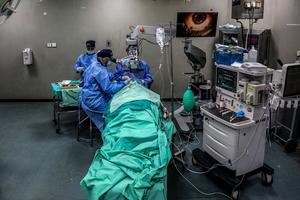 MEDIO ORIENTE-CIUDAD DE GAZA-HOSPITAL-CIRUGIA