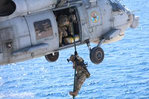 TURQUIA-EJERCICIO MILITAR DENIZKURDU-HELICOPTEROS Y BARCOS