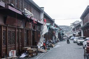 CHINA-HANGZHOU-TIFON BAVI-LLEGADA A TIERRA