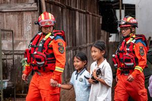 CHINA-YUNNAN-POBLADO DE MOHAN-EVACUACION