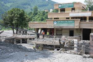 NEPAL-NUWAKOT-AVALANCHA DE LODO-SECUELAS