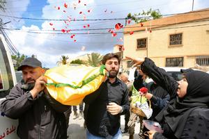 LIBANO-TIRO-ATAQUES AEREOS ISRAELIES-FUNERAL