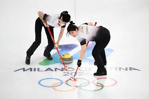 ITALIA-CORTINA D'AMPEZZO-JUEGOS OLIMPICOS DE INVIERNO-CURLING-FEMENINO-ROUND ROBIN-REPUBLICA DE COREA VS CHINA