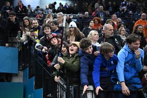 ITALIA-MILAN-JUEGOS OLIMPICOS DE INVIERNO-HOCKEY SOBRE HIELO-MASCULINO-CLASIFICACION-SUECIA VS LETONIA