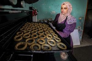 MEDIO ORIENTE-CIUDAD DE GAZA-EID AL-ADHA-GALLETAS