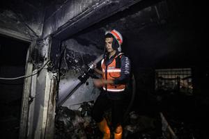 MEDIO ORIENTE-CIUDAD DE GAZA-ATAQUE AEREO