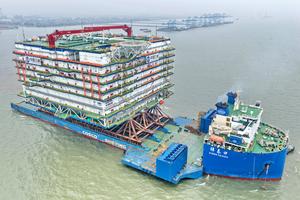 CHINA-JIANGSU-NANTONG-ESTACION CONVERTIDORA MARINA MAS GRANDE DEL MUNDO