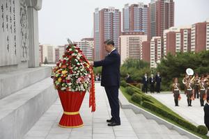 RPDC-PYONGYANG-CHINA-XI JINPING-TORRE DE LA AMISTAD CHINA-RPDC