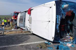 TURQUIA-MANISA-ACCIDENTE DE TRANSITO